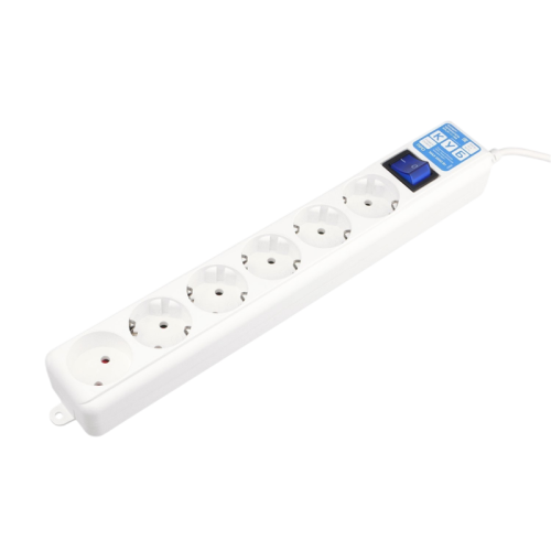 Фильтр-удлинитель Power Cube PRO, 5,0 м 6 розеток, LC контур, 16А/3,5кВт