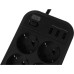 Сетевой фильтр Powercom SP-08 USB03AB 1.8м 1.8м (8 розеток) черный (коробка) Сетевой фильтр Powercom SP-08 USB03AB 1.8м 1.8м (8 розеток) черный (коробка)
