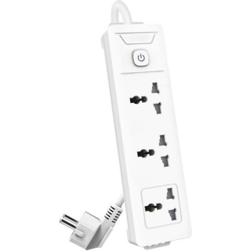 Сетевой  фильтр универсальный Deli ET402/ 3розетки, 5 м