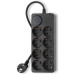 Сетевой фильтр Ippon BK-8-EU-5-16-B 5м (8 розеток) черный (коробка)