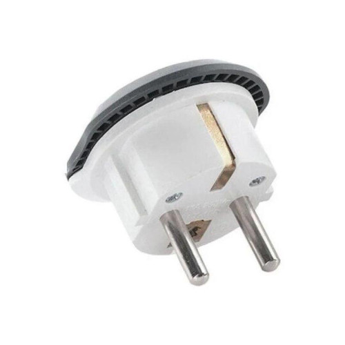 Адаптер-переходник Premier 11626/20 (1 розетка) темно-серый