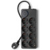 Сетевой фильтр Ippon BK-8-EU-3-16-B 3м (8 розеток) черный (коробка)