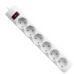 Сетевой фильтр Defender DFS 151 1,8 м, белый, 6 розеток/ Surge Protector Defender DFS 151 1,8m, white, 6 outlets