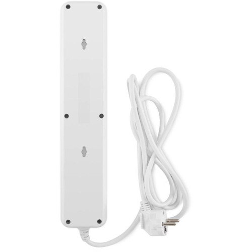 Сетевой фильтр Buro 500UNH-5-WG 5м (5 розеток) белый/серый (коробка)