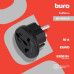 Адаптер-переходник Buro BU-PA01-B (1 розетка) черный (пакет ПЭ) Адаптер-переходник Buro BU-PA01-B (1 розетка) черный (пакет ПЭ)