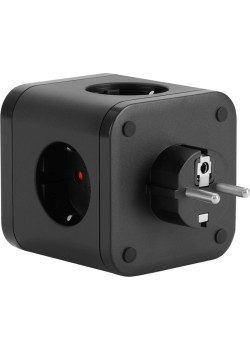 Сетевой разветвитель Buro BU-PW3UC-B (3 розетки) черный (пакет ПЭ)