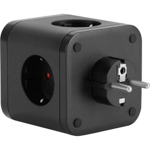 Сетевой разветвитель Buro BU-PW3UC-B (3 розетки) черный (пакет ПЭ)