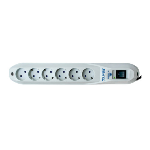 Сетевой фильтр Pilot GL 6 розеток (5 евро + 1 без заземления) 3 м/ Surge protector Pilot GL 6 outlets (5 euro + 1 without ground) 10A / 2.2kVt, 3m Сетевой фильтр Pilot GL 6 розеток (5 евро + 1 без заземления) 3 м/ Surge protector Pilot GL 6 outlets (5 euro + 1 without ground) 10A / 2.2kVt, 3m