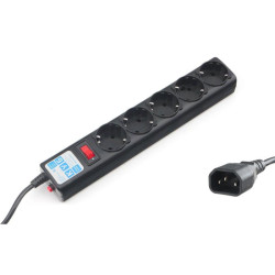 Сетевой фильтр Powercube SPG5-B3 3м (5 розеток) черный (коробка)
