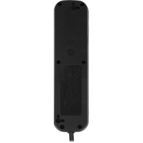 Сетевой удлинитель Defender M430 3м (4 розетки) черный (коробка)