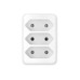 Сетевой разветвитель Buro BU-PS3F-W (3 розетки) белый (пакет ПЭ)