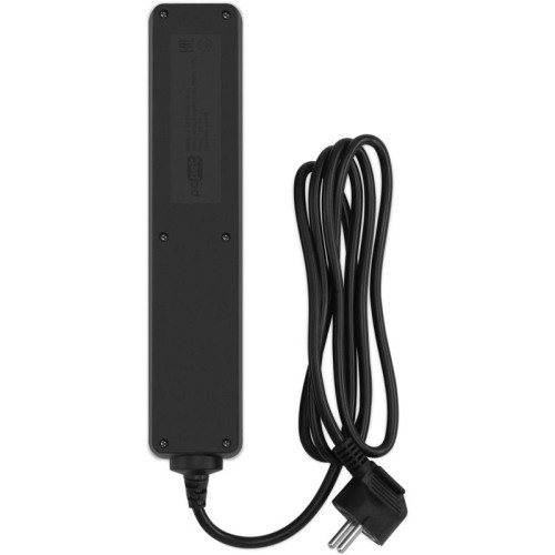 Сетевой фильтр PC Pet AP01006-1.8-B 1.8м (5 розеток) черный (пакет ПЭ)