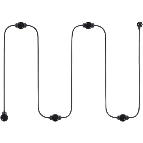 Сетевой удлинитель Buro BU-PDS5.5/B 5м (5 розеток) черный (пакет ПЭ)