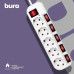 Сетевой фильтр Buro 500SH-3-SW-W 3м (5 розеток) белый (коробка) Сетевой фильтр Buro 500SH-3-SW-W 3м (5 розеток) белый (коробка)