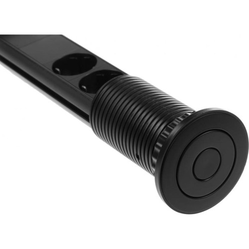 Сетевой разветвитель Premier 3R USB 1.8м (3 розетки) черный (коробка)