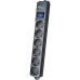 Surge protector Pilot S Max (5 euros + 1GP), 15A/3.5kVA, automatic, 10 m, graphite