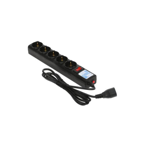 Фильтр-удлинитель Power Cube 1,9м д/подкл. к UPS(C14) 5 роз., 10А черный/граффит/ Surge protector Power Cube 1.9m for conn. to UPS(C14) 5 outlets, 10A black/graffite Фильтр-удлинитель Power Cube 1,9м д/подкл. к UPS(C14) 5 роз., 10А черный/граффит/ Surge protector Power Cube 1.9m for conn. to UPS(C14) 5 outlets, 10A black/graffite