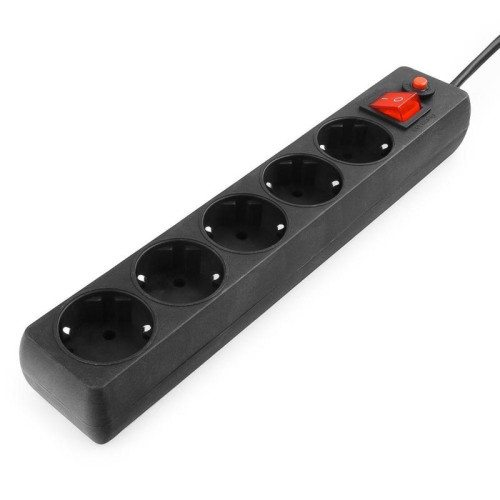 Сетевой фильтр Гарнизон ЕНLB-4 0,5 м 5 р черный {30}