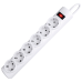 Сетевой фильтр Defender DFS 153 3 м, белый, 6 розеток/ Surge Protector Defender DFS 153 3m, white, 6 outlets