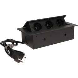 Сетевой разветвитель Premier 3R 1.8м (3 розетки) черный (коробка)