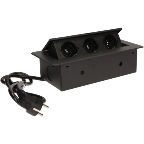 Сетевой разветвитель Premier 3R 1.8м (3 розетки) черный (коробка)