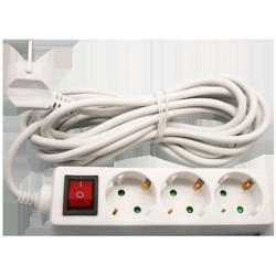 Удлинитель/ Удлинитель 71 454 NPE-S1-03-150-ESC-3x0.75 кит 10А ПВС 3х0.75