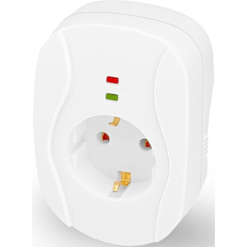 Сетевой фильтр Buro 100SH-Plus-W (1 розетка) белый (коробка)