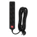 Сетевой фильтр PC Pet AP01006-5-B 5м (5 розеток) черный (пакет ПЭ) Сетевой фильтр PC Pet AP01006-5-B 5м (5 розеток) черный (пакет ПЭ)