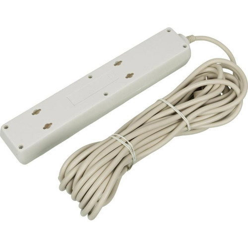 Сетевой фильтр Buro 500SH-10-W 10м (5 розеток) белый (коробка)