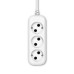 Сетевой удлинитель Buro BU-PSL3.1/W 1.5м (3 розетки) белый (пакет ПЭ)