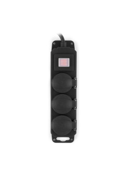 Сетевой фильтр Buro 300MDP-3-B 3м (3 розетки) черный (коробка)