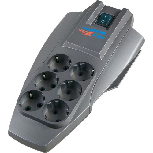 Сетевой фильтр Pilot X-Pro 7м (6 розеток) серый (коробка)