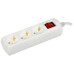 Сетевой удлинитель IEK У03В 5м (3 розетки) белый (пакет ПЭ) Сетевой удлинитель IEK У03В 5м (3 розетки) белый (пакет ПЭ)
