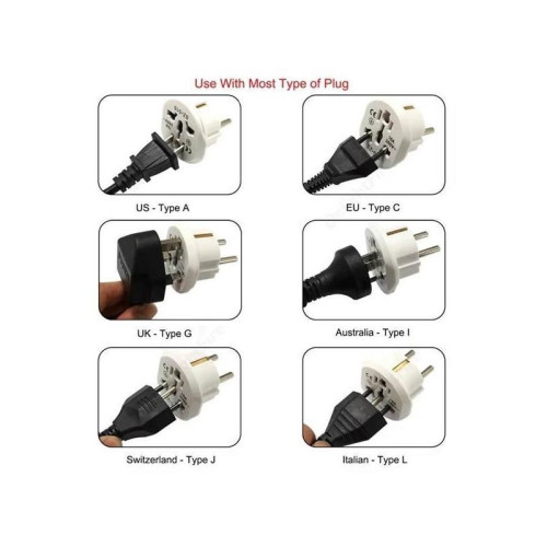 Адаптер-переходник Premier 11626/20 (1 розетка) темно-серый