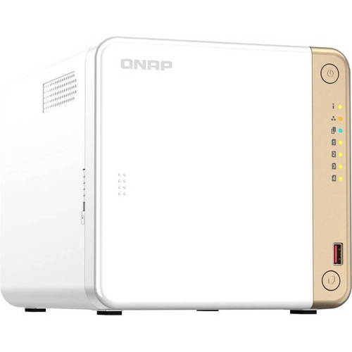 Сетевое хранилище без дисков/ channel QNAP TS-462-4G NAS 4 HDD trays, 2 x M.2 NVMe PCIe Gen 3 x1, 2-core Intel Celeron N4505  2.9 GHz, 4 GB RAM (4GB max), 1x2.5 Gigabit Ethernet , Slot PCIe Gen 3 x2, 2 USB 3.2 Gen 2 (10Gbps) Port, 2xUSB USB 2.0 port, 1xHD