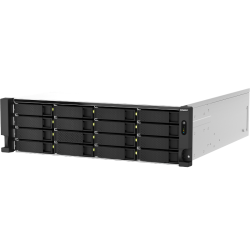 Сетевое хранилище без дисков/ ENTERPRISE QNAP TS-h2287XU-RP-E2336-32G QuTS hero NAS, Xeon E-2336 6C 12T 2.9-4.8GHz, 32 GB ECC DDR4 (2 x 16 GB) up to 128GB (4 x 32 GB), 22-bay (16 x 3.5-inch SATA + 6 x 2.5-inch SATA), 2x10 GbE, 2x2.5 GbE, 3xPCIe Slot (2 x 