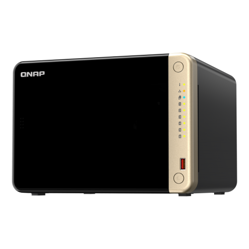 Сетевое хранилище без дисков/ SMB QNAP TS-664-8G NAS 6 HDD trays, 4-core Intel Celeron N5105/N5095 2.0-2.9 GHz, 8 GB RAM , 2x2.5 Gigabit Ethernet , 2xUSB 3.2 Gen 2 (10Gbps), 2xUSB 2.0 port, 1xHDMI, 2xM.2 PCIe Gen 3 x1 slots Сетевое хранилище без дисков/ SMB QNAP TS-664-8G NAS 6 HDD trays, 4-core Intel Celeron N5105/N5095 2.0-2.9 GHz, 8 GB RAM , 2x2.5 Gigabit Ethernet , 2xUSB 3.2 Gen 2 (10Gbps), 2xUSB 2.0 port, 1xHDMI, 2xM.2 PCIe Gen 3 x1 slots