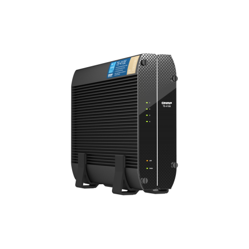 Сетевое хранилище без дисков/ SMB QNAP TS-410E-8G NAS fanless 4 2.5 SSD trays. Intel Celeron J6412 4-core 2.0-2.6 GHz, 8 GB RAM (max), 2x2.5 GbE, 4xUSB 3.2 Gen 2 (10Gbps),1xHDMI Сетевое хранилище без дисков/ SMB QNAP TS-410E-8G NAS fanless 4 2.5 SSD trays. Intel Celeron J6412 4-core 2.0-2.6 GHz, 8 GB RAM (max), 2x2.5 GbE, 4xUSB 3.2 Gen 2 (10Gbps),1xHDMI