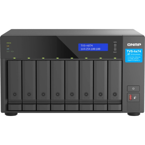 Сетевое хранилище без дисков/ ENTERPRISE QNAP TVS-h874-i7-32G QTS hero NAS, 8 x 3.5 