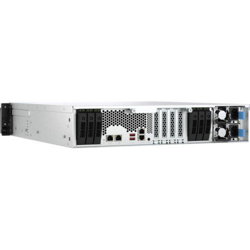 Сетевое хранилище без дисков/ ENTERPRISE QNAP TS-h3077AFU-R7-64G QuTS hero NAS, AMD Ryzen 7 7000 8-c/16t processor, up to 5.3 GHz, 64 GB UDIMM DDR5 (2x 32 GB) up to 128 GB (4 x 32 GB), 30-bay x 2.5-inch for SATA SSD, 2x10 GbE, 2x2.5 GbE, 3xPCIe Slot, 2xUS
