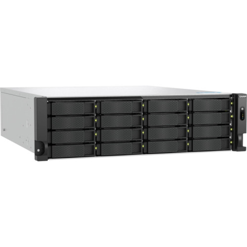 Сетевое хранилище без дисков/ ENTERPRISE QNAP TS-h1677AXU-RP-R7-32G QuTS hero NAS RAID, 16x3.5 
