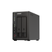 Сетевое хранилище без дисков/ SMB QNAP TS-253E-8G NAS, 2-tray w/o HDD. 2xHDMI-port. 4-core Celeron J6412 2-2.6 GHz, 8GB DDR,  2x2.5Gb LAN, 2 x M.2 2280 PCIe Gen 3 x2, 2x USB 3.2 Gen 2 (10Gbps) Port, 2x USB 2.0 port