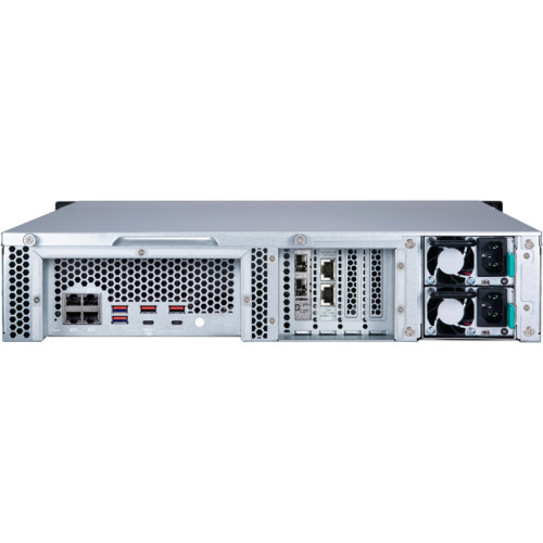 Сетевое хранилище без дисков/ Enterprise QNAP TS-h1283XU-RP-E2236-32G 12-Bay NAS( 12x2.5