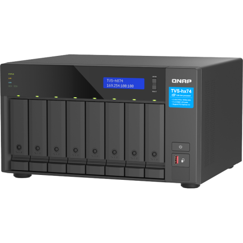 Сетевое хранилище без дисков/ ENTERPRISE QNAP TVS-h874-i7-32G QTS hero NAS, 8 x 3.5 