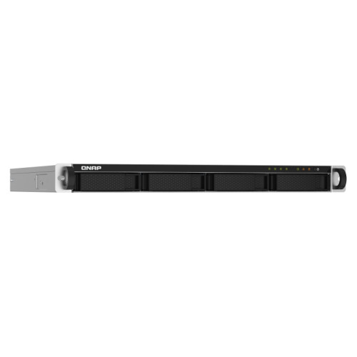 Сетевое хранилище без дисков/ SMB QNAP TS-432PXU-2G 4-Bay quad-core AL324 64-bit 1.7 GHz rackmount NAS with 250W PSU, 2GB DDR4 UDIMM RAM (max 1x16GB), SATA 6Gb/s, 2x 10GbE SFP+ LAN, 2x2.5 GbE LAN, 1x PCIe Gen2 x2 slot. W/o RAIL-B02