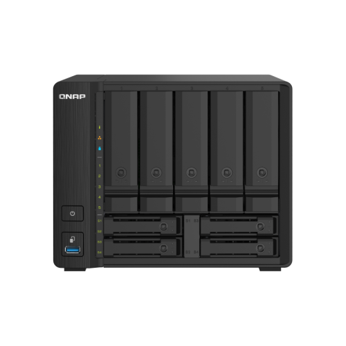 Сетевое хранилище без дисков/ SMB QNAP TS-932PX-4G 9-Bay NAS, 5 x 3.5