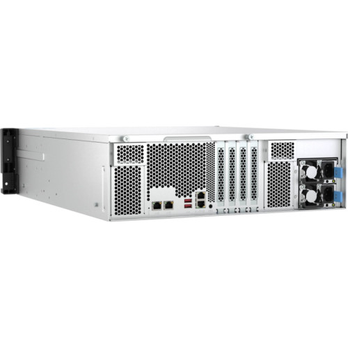 Сетевое хранилище без дисков/ ENTERPRISE QNAP TS-h1677AXU-RP-R7-32G QuTS hero NAS RAID, 16x3.5 