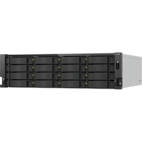 Сетевое хранилище без дисков/ ENTERPRISE QNAP TS-h1677AXU-RP-R7-32G QuTS hero NAS RAID, 16x3.5 