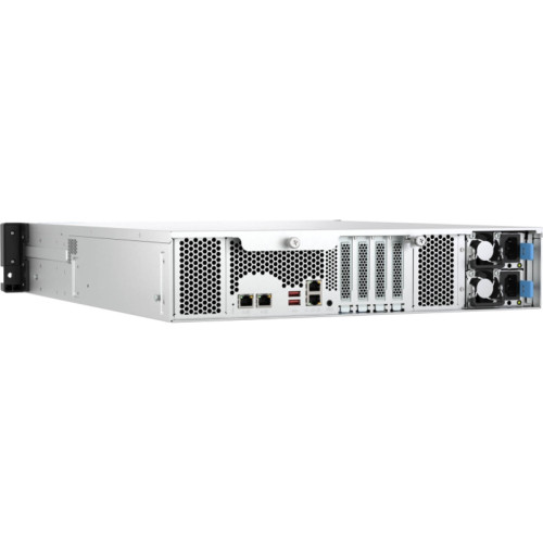Сетевое хранилище без дисков/ ENTERPRISE QNAP TS-h1277AXU-RP-R5-16G QuTS hero NAS RAID, 12x3.5 