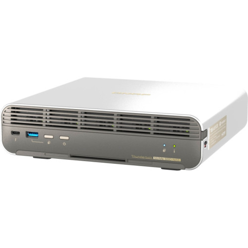 Сетевое хранилище без дисков/ SMB QNAP TBS-h574TX-i3-12G 5-bay E1.S or M.2 2280 PCIe NVMe, Intel Core i3-1320PE 8C(4P+4E)/12T up to 4.50GHz, 12 GB RAM, 1 x 10 GBASE-T, 2xUSB 3.2 Gen 1 port, 1xUSB 2.0 port, HDMI Output